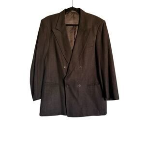 Vintage Egan Von Furstenberg Sz 38-40 R 100% Pure Silk‎ Blazer Preppy Classic